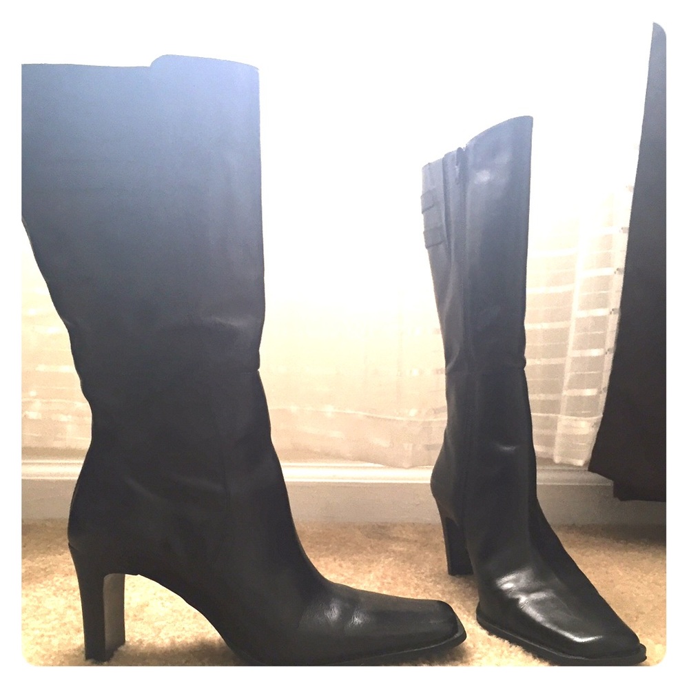Nordstrom/BP Square Toe black boots